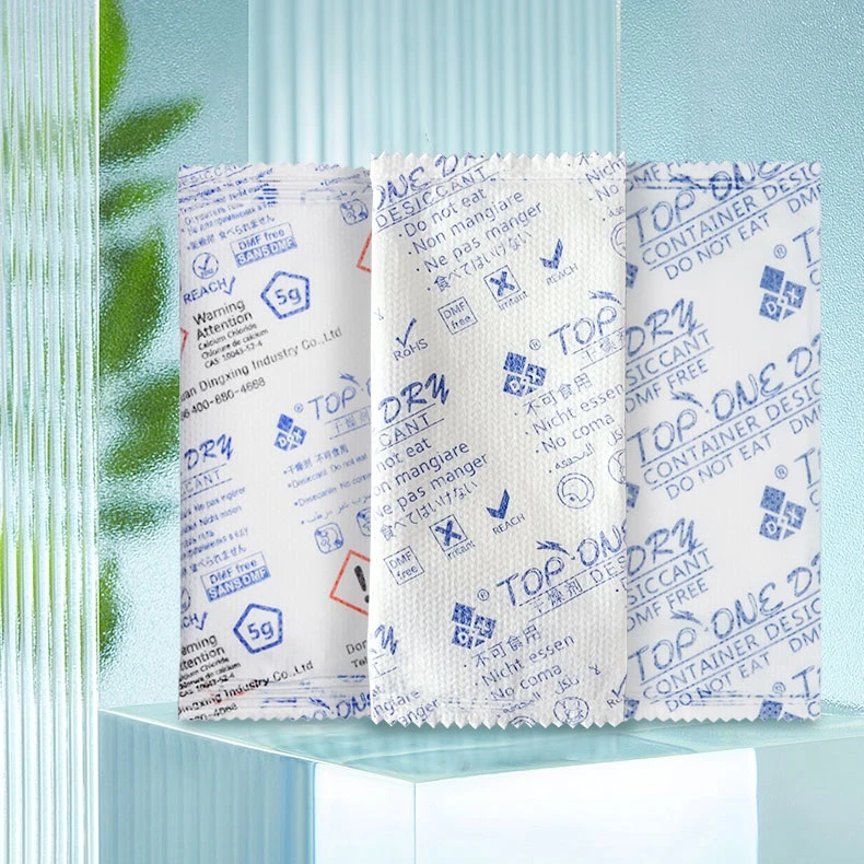 Calcium chloride desiccant sachet
